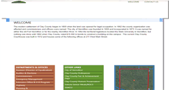 Desktop Screenshot of claycountysd.org